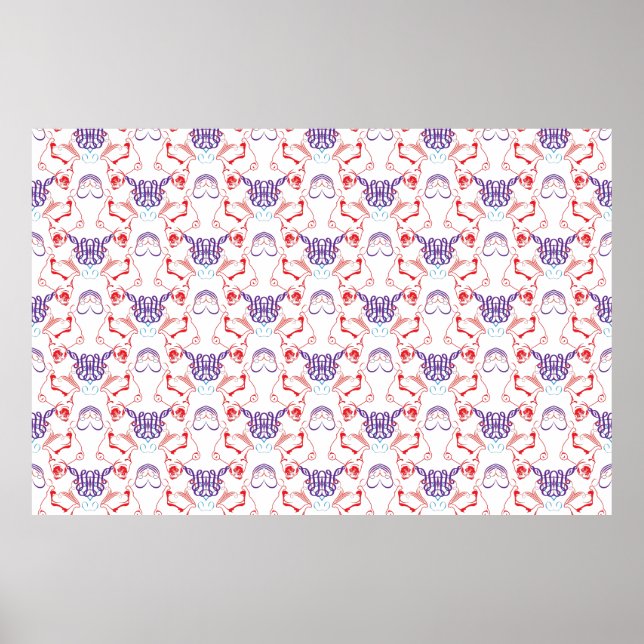 Póster Mopsmuster Poster (Frente)