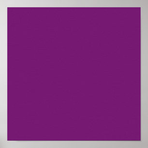 Póster Morado oscuro (color sólido)