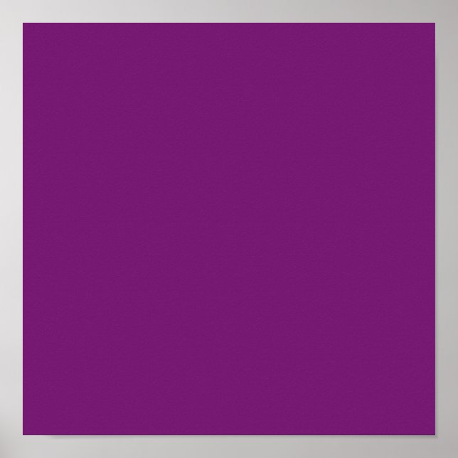 Póster Morado oscuro (color sólido) (Frente)