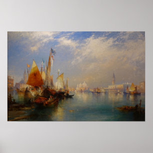 Póster Moran - El Gran Canal Venecia 1899