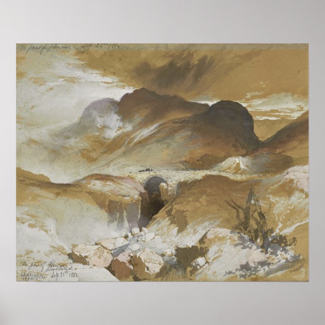 Póster Moran - El Paso De Glencoe Scotland (Frente)