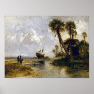 Póster Moran - Isla Fort George, Florida
