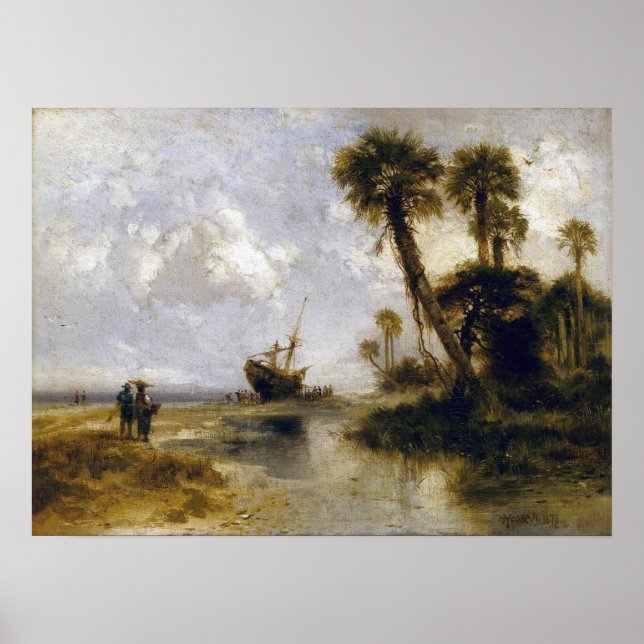 Póster Moran - Isla Fort George, Florida (Frente)