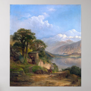 Póster Moran - Lago de Como