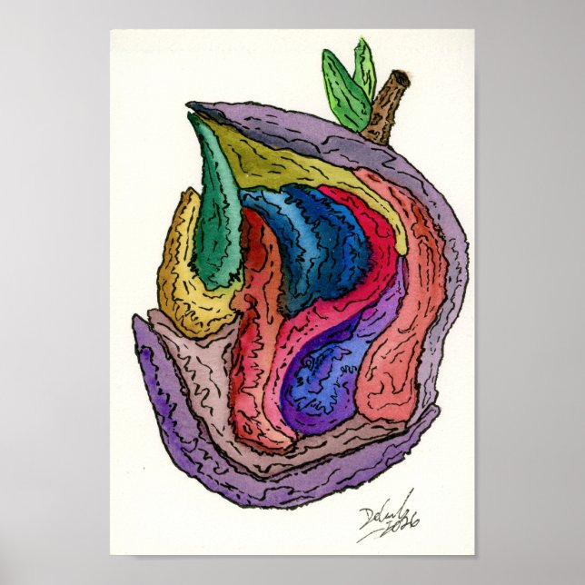 Póster Mordido a medias (Frente)