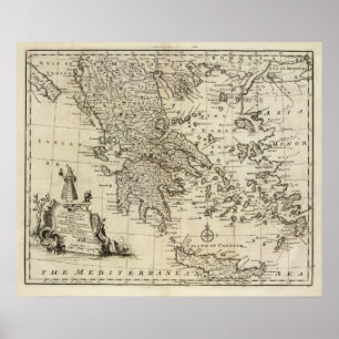 Póster Morea, Grecia