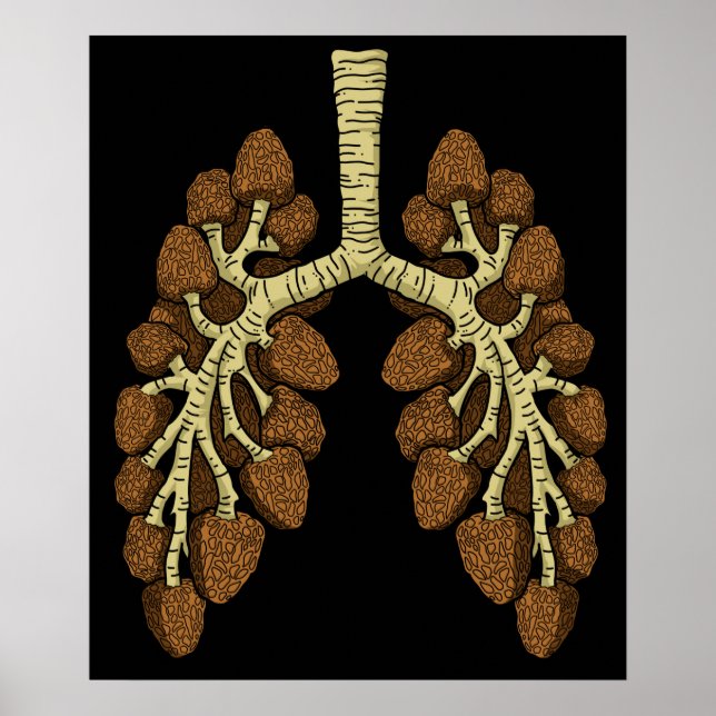 Póster Morel Mushroom Gift Mens Morel Mushroom Hunter (Frente)