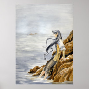 Póster Morgan a orillas del mar