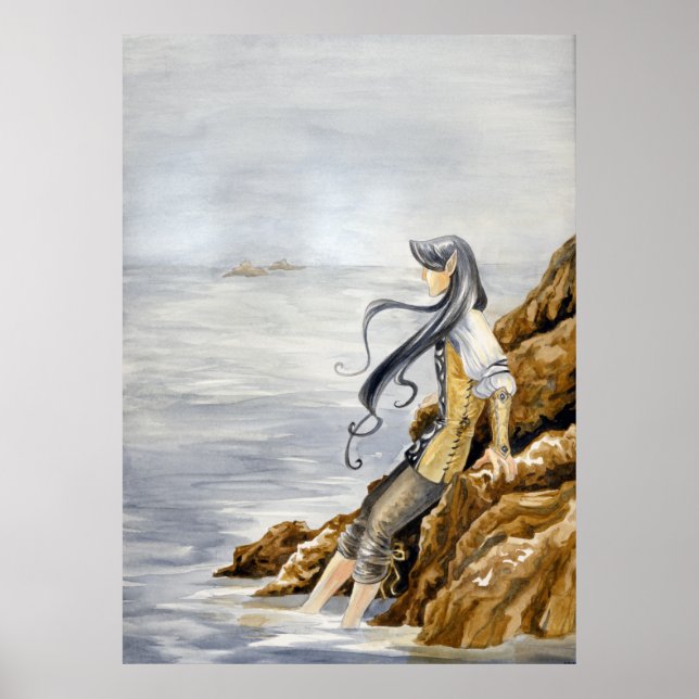 Póster Morgan a orillas del mar (Frente)