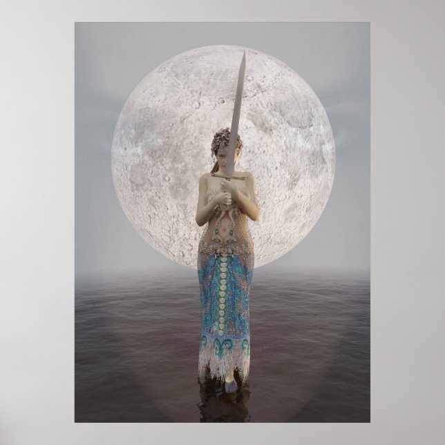 Póster Morgan le Fay and Excalibur (Frente)