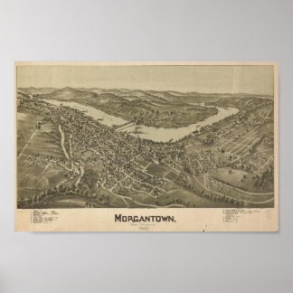 Póster Morgantown, WV