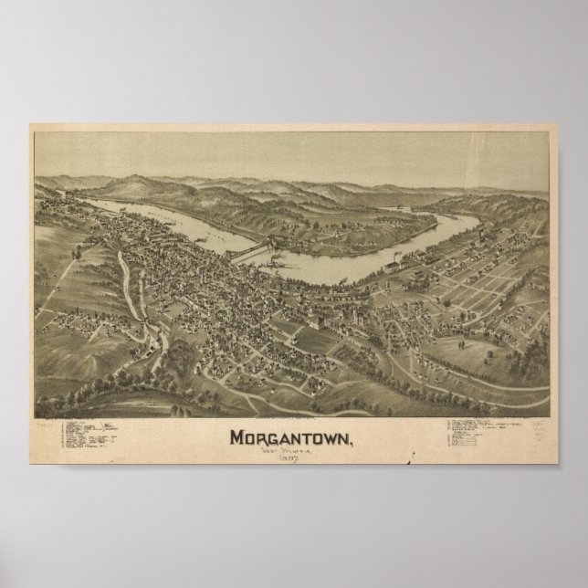 Póster Morgantown, WV (Frente)