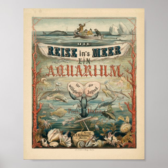 Póster Morir Reise en el acuario Ein | Carl Reinhardt (Frente)
