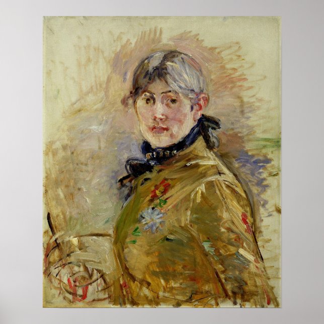 Póster Morisot - autorretrato (Frente)