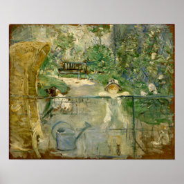 Póster Morisot - El presidente de la canasta 1885