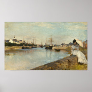 Póster Morisot - El puerto de Lorient 1869