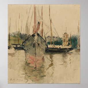 Póster Morisot - Entrada En Barcos A La Isla De Wight De 