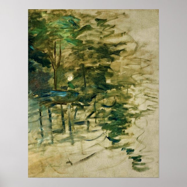 Póster Morisot - Jardin 1883 (Frente)