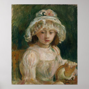 Póster Morisot - Joven Chica con Gorra