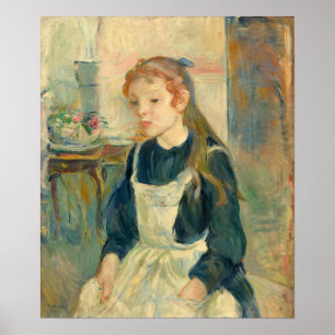 Póster Morisot - Joven con delantal