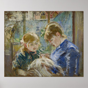 Póster Morisot - La Costura