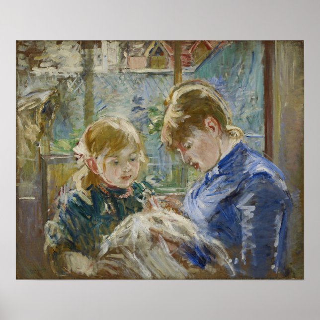 Póster Morisot - La Costura (Frente)