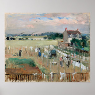 Póster Morisot - Lavandería 1875