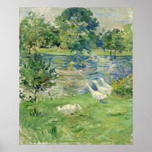 Póster Morisot - Muchacha En Un Bote 1889