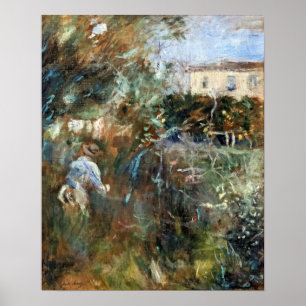 Póster Morisot - Mujer En El Jardín 1882
