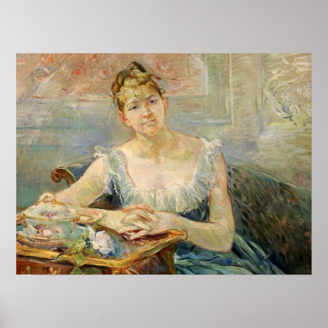 Póster Morisot - Retrato de Louise Riesener (Frente)