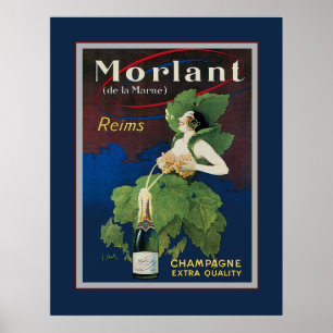 Póster Morlant Champagne Poster de publicidad