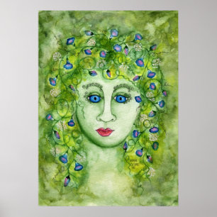 Póster Morning Glory Nymph Poster
