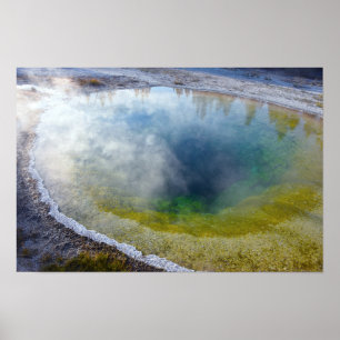 Póster Morning Glory Pool, Parque Nacional Yellowstone