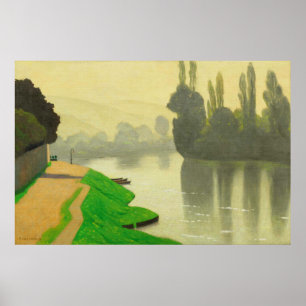 Póster Morning Mist at Andelys - Felix Vallotton Poster