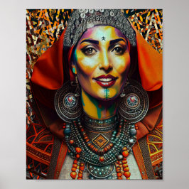 Póster Moroccan Amazigh Beauty v1