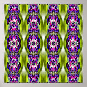 Póster Morple Elderberries refleja naturaleza abstracta