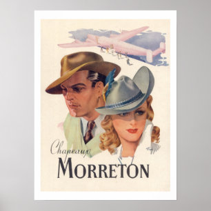 Póster Morreton (anuncios franceses del gorra del