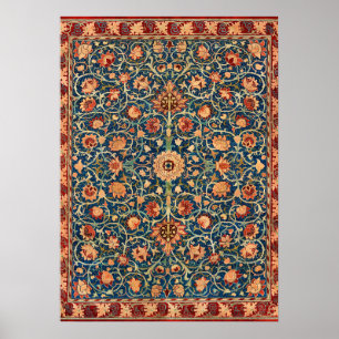 Póster Morris - Holland Park, diseño de alfombras antigua