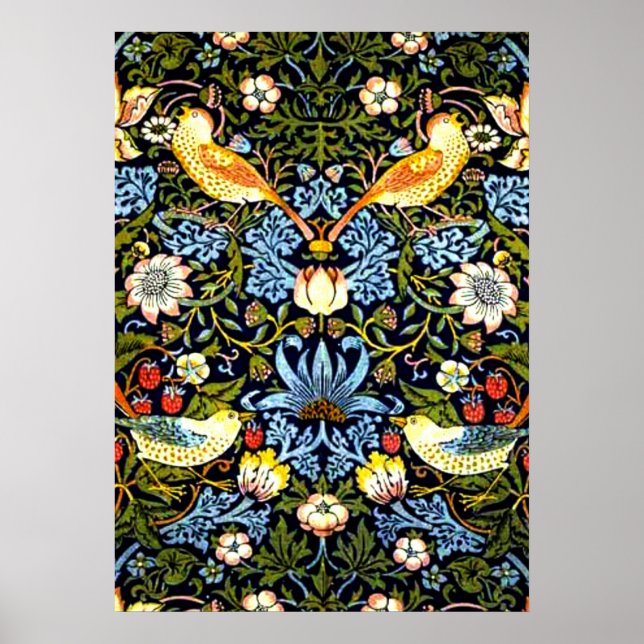 Póster Morris - Ladrón de fresa (Frente)