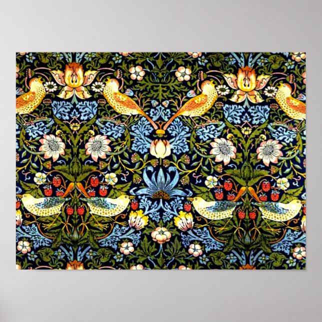 Póster Morris - Ladrón de fresa (Frente)