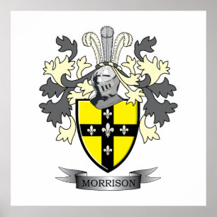 Póster Morrison Family Crest Coat of Arms