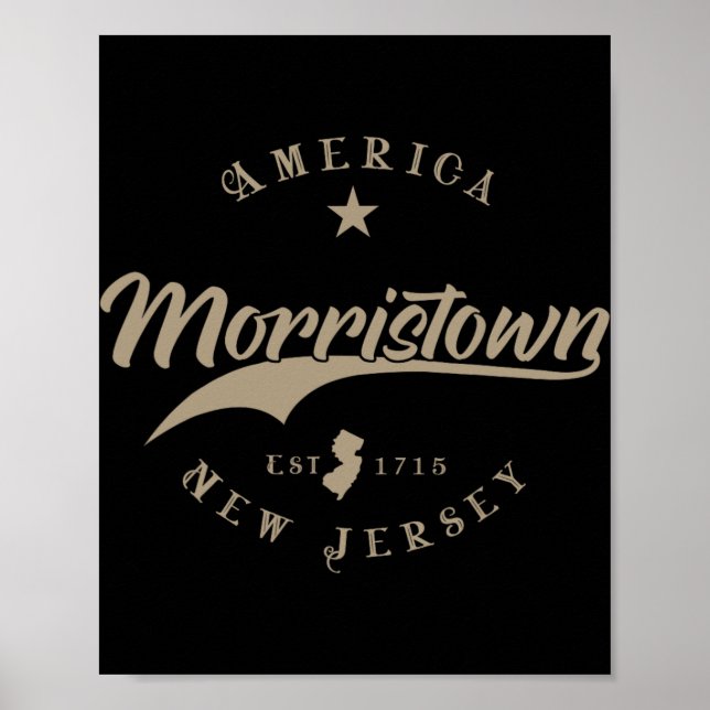 Póster Morristown New Jersey  (Frente)