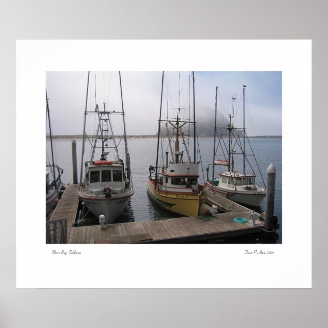 Póster Morro Bay, California (Frente)