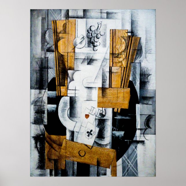 Póster Morta de la naturaleza por Georges Braque (Frente)