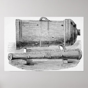 Póster Mortero de monstruo chino, 1845