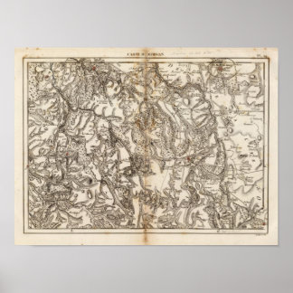 Póster Morvan Atlas Map