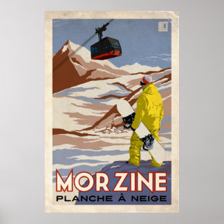 Póster Morzine - Efecto de cosecha