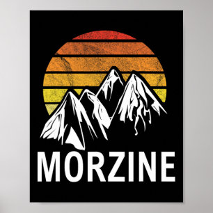 Póster Morzine Francia Estación de esquí alpino francesa 