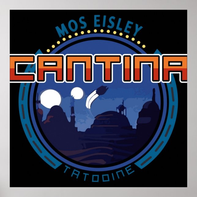Póster Mos Eisley Cantina Tatooine (Frente)