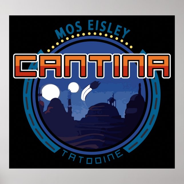 Póster Mos Eisley Cantina Tatooine (Frente)